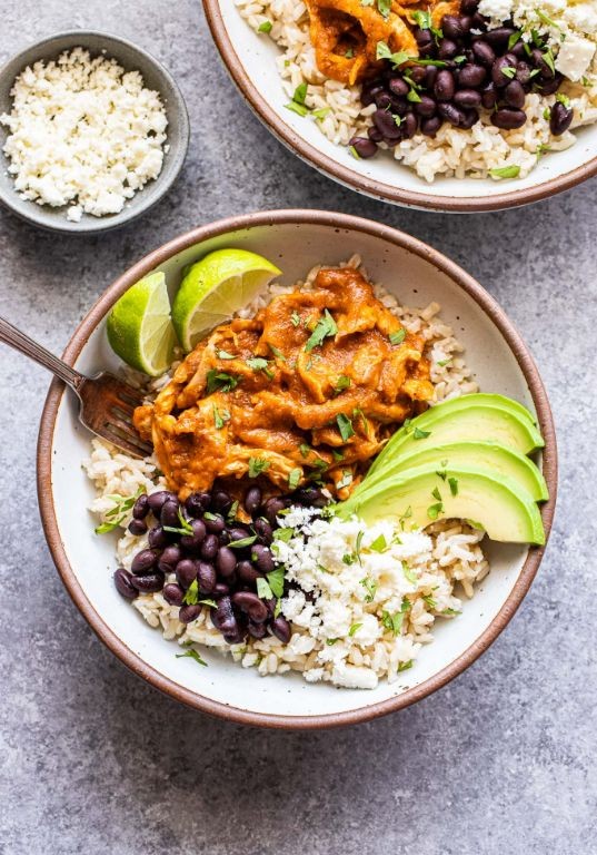 Chicken Tinga Rice Bowls