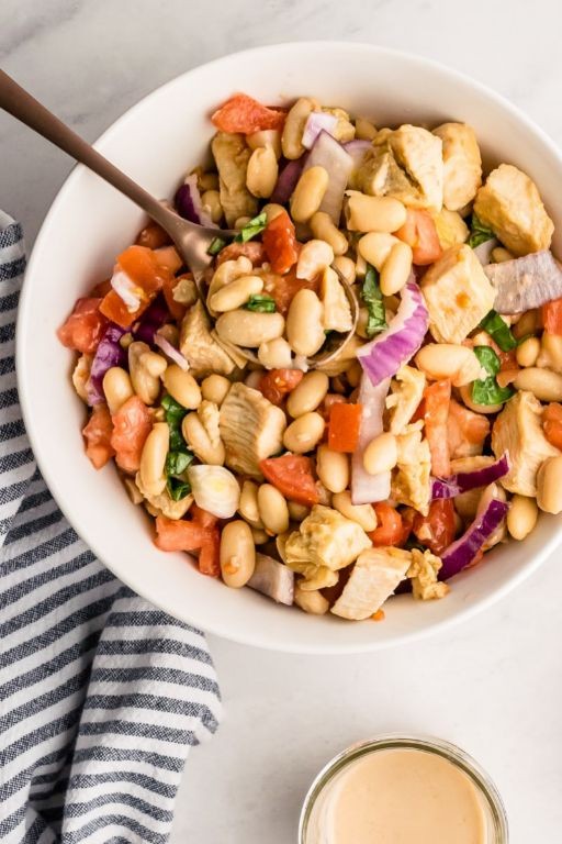 Chicken and Cannellini Bean Salad