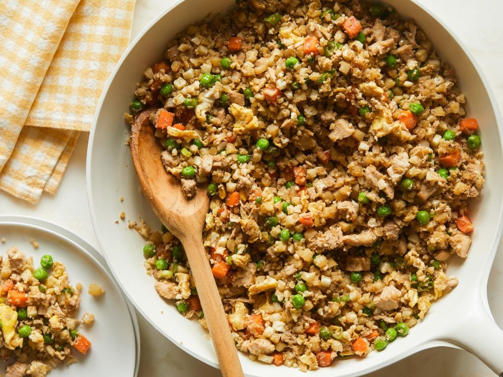 Chicken and Cauliflower Fried Rice