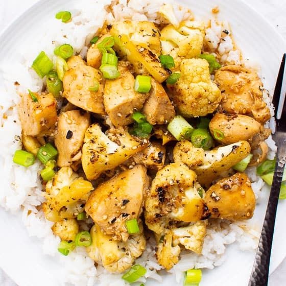 Chicken and Cauliflower Stir-Fry