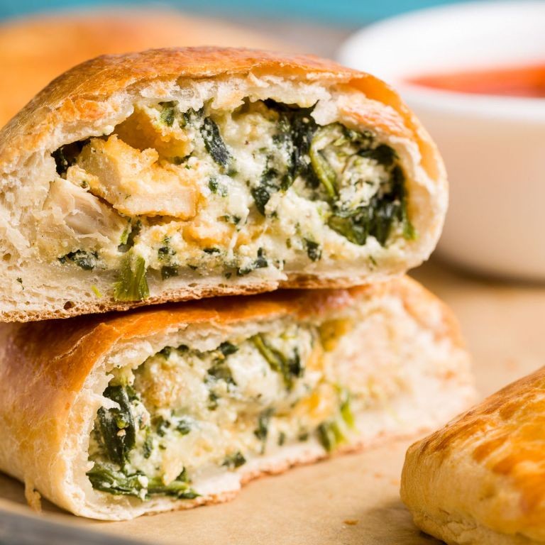 Chicken and Cheese Calzones