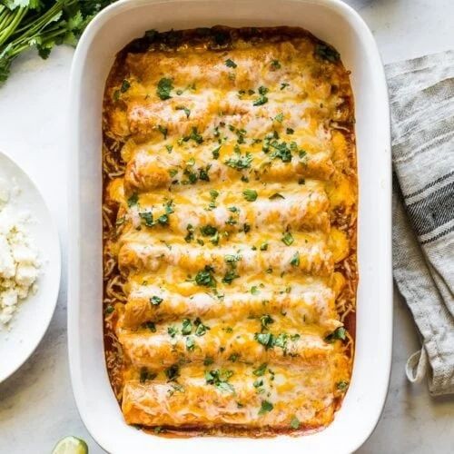 Chicken and Cheese Enchiladas