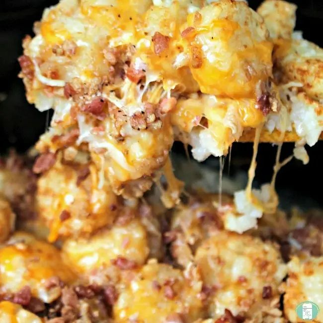 Chicken and Cheese Tater Tot Casserole
