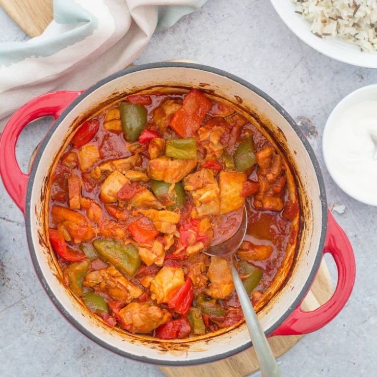 Chicken and Potato Goulash with Paprika