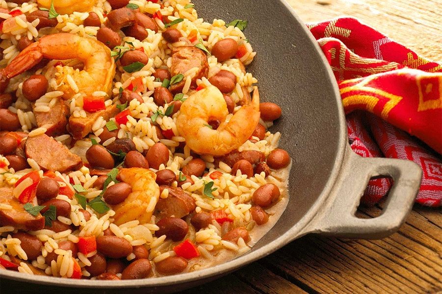 Chicken and Red Bean Jambalaya
