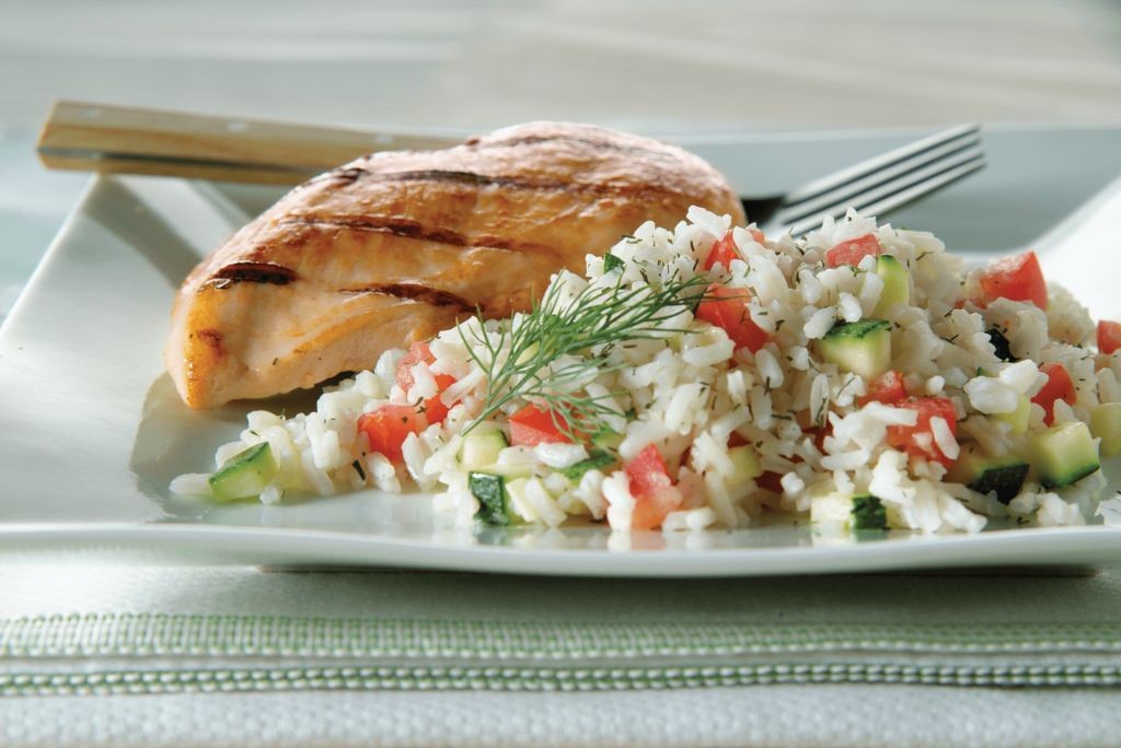 Chicken and Vegetable Minute Rice Medley