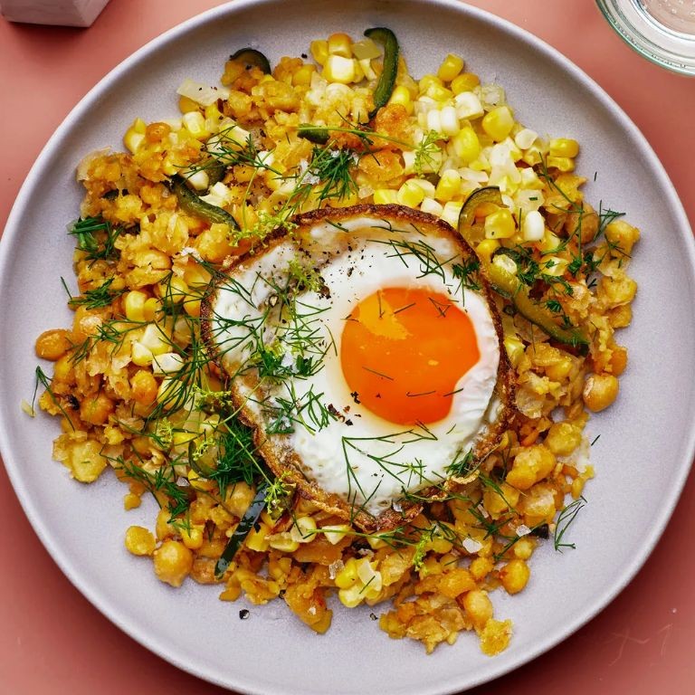 Chickpea and Sweet Corn Mash
