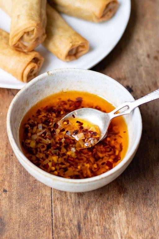 Chili Garlic Oil Dipping Sauce