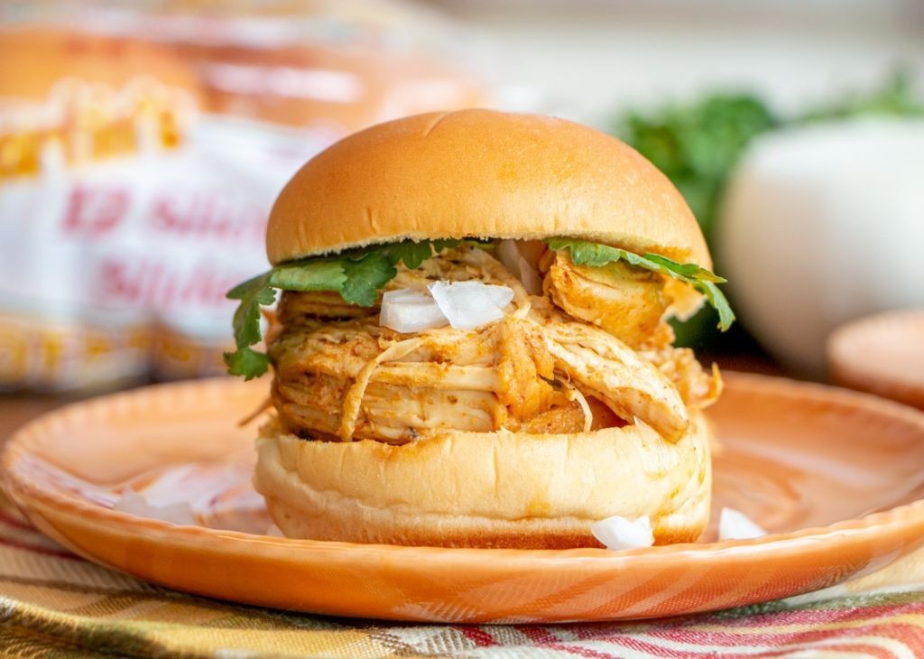 Chili Lime Shredded Chicken Sandwich
