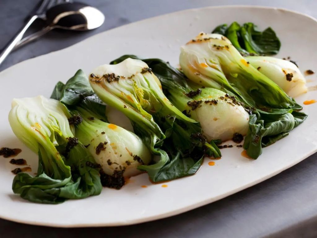 Chili Lime Steamed Bok Choy