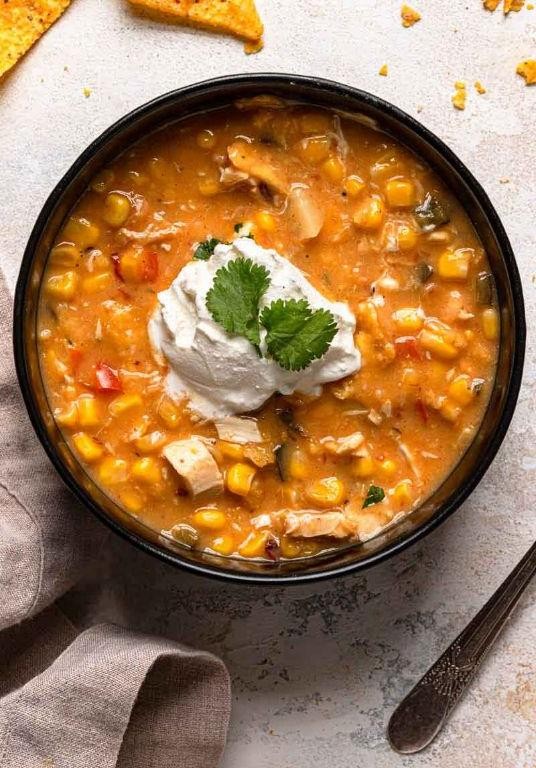 Chipotle Chicken Street Corn Chowder