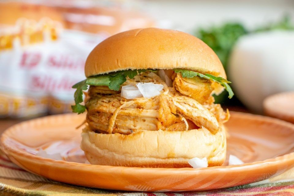 Chipotle Lime Shredded Chicken Sandwich