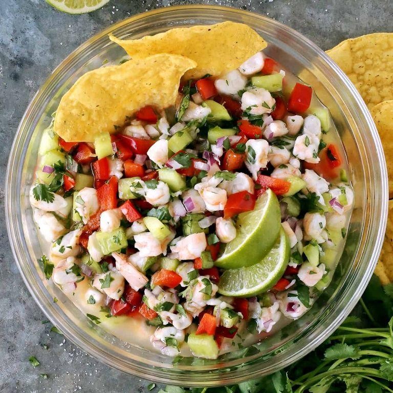 Chipotle and Lime Shrimp Ceviche