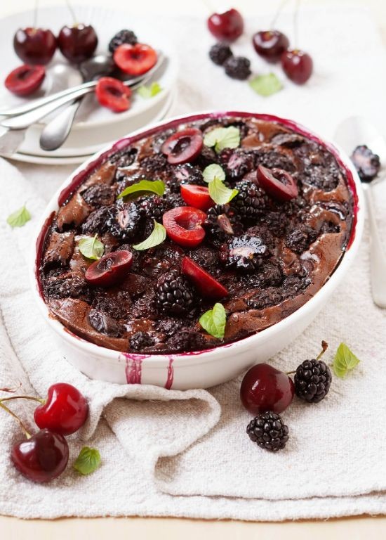 Chocolate Cherry Clafoutis
