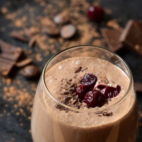 Chocolate Cherry Smoothie Bliss