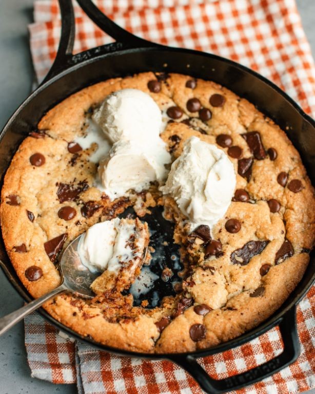 Chocolate Chip Skillet Cookie
