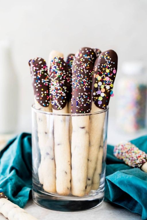 Chocolate Dipped Sugar Spun Twists