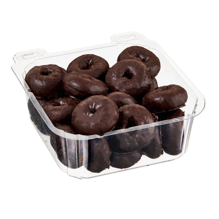 Chocolate Frosted Mini Donuts