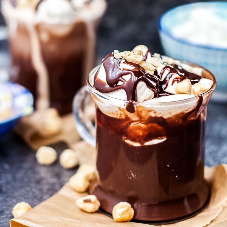 Chocolate Hazelnut Hot Chocolate