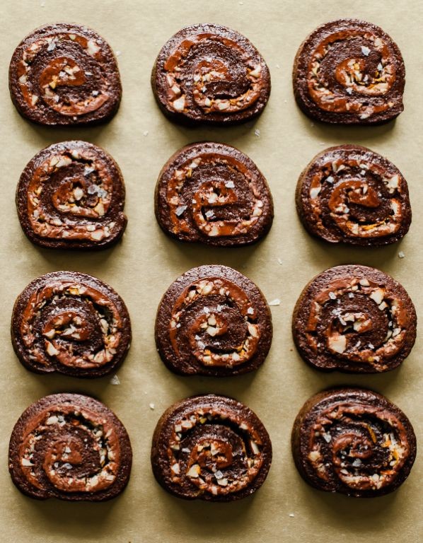 Chocolate Hazelnut Pinwheel Treats