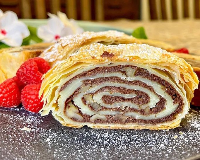 Chocolate Hazelnut Puff Pastry Breakfast Pastries