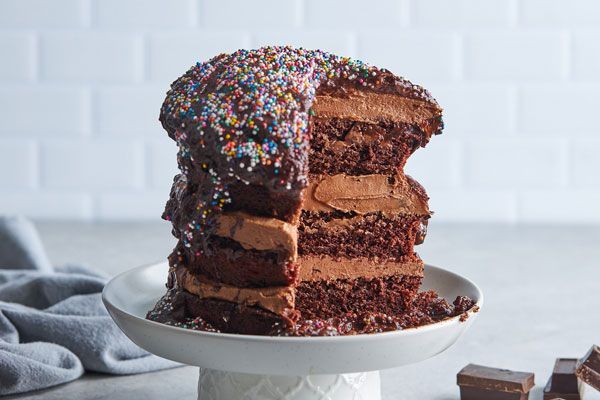 Chocolate Lava Funfetti Cake