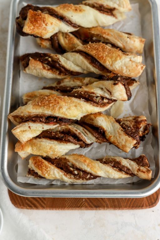Chocolate Puff Pastry Twists