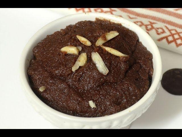 Chocolate Sooji Ka Halwa for Kids