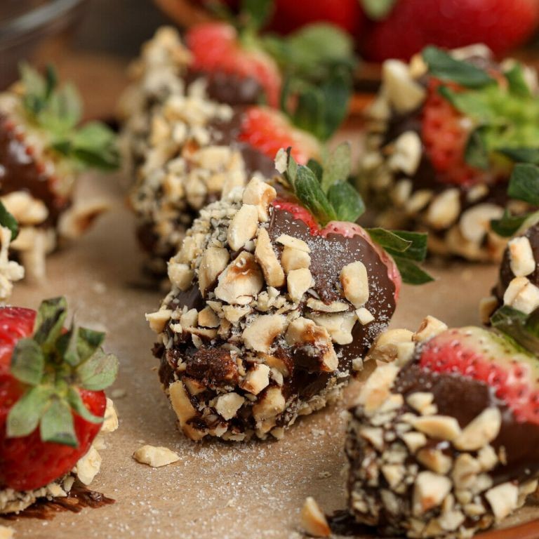 Chocolate and Hazelnut Strawberries