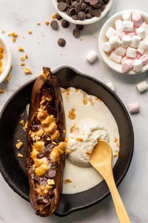 Chocolate-Dipped Air Fryer Bananas