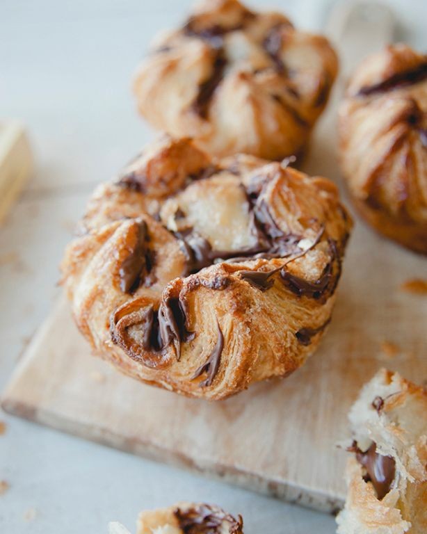 Chocolate-Filled Kouign-Amann