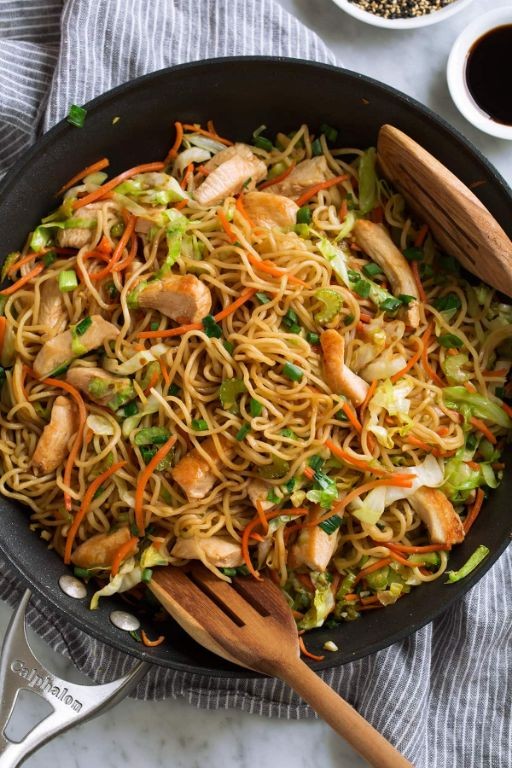 Chow Mein with Chicken and Vegetables