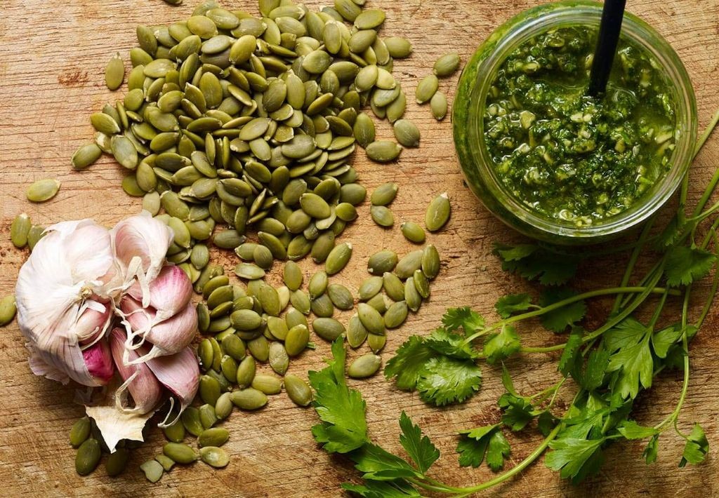 Cilantro and Pepita Pesto