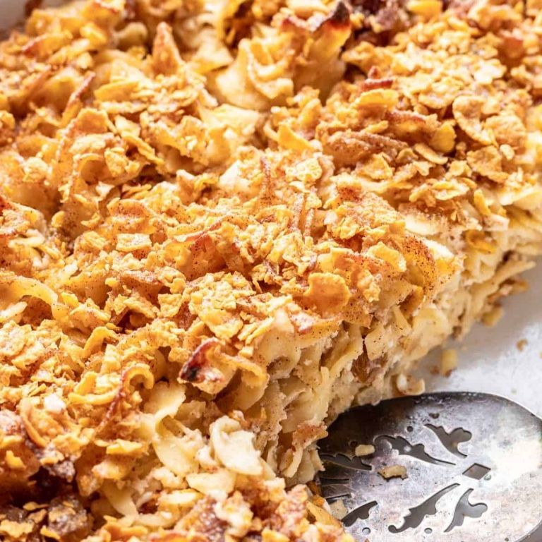 Cinnamon Spiced Apple Kugel