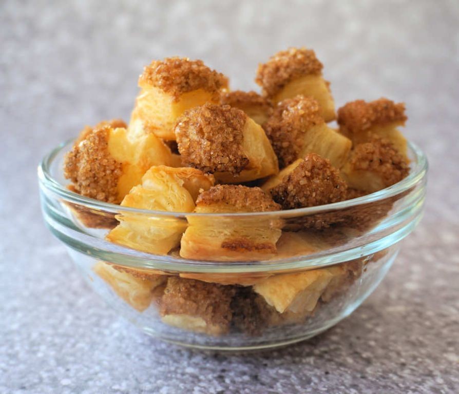 Cinnamon Sugar Spun Pastry Bites