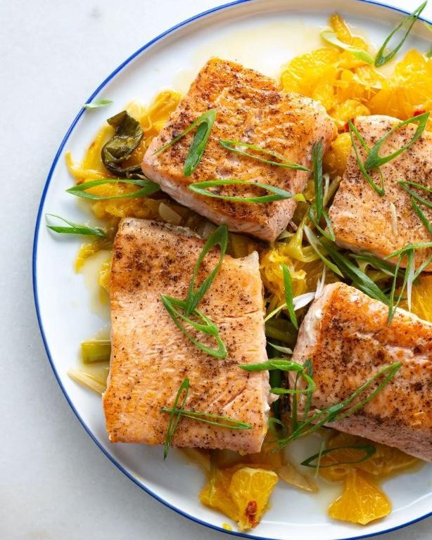 Citrus Ginger Baked Salmon