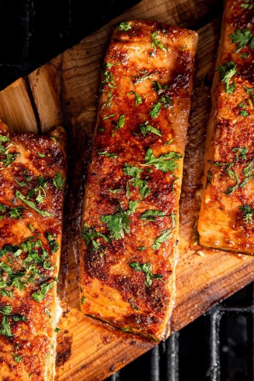 Citrus Infused Cedar Plank Salmon