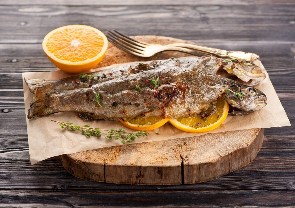 Citrus Marinated Grilled Trout