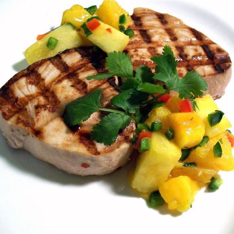 Citrus-Marinated Grilled Swordfish