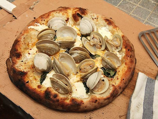 Clam and Garlic Pizza