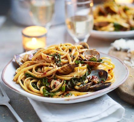 Clam and Kale Pasta Bake