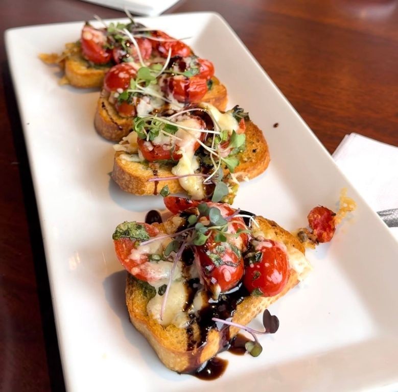 Clam and Tomato Bruschetta