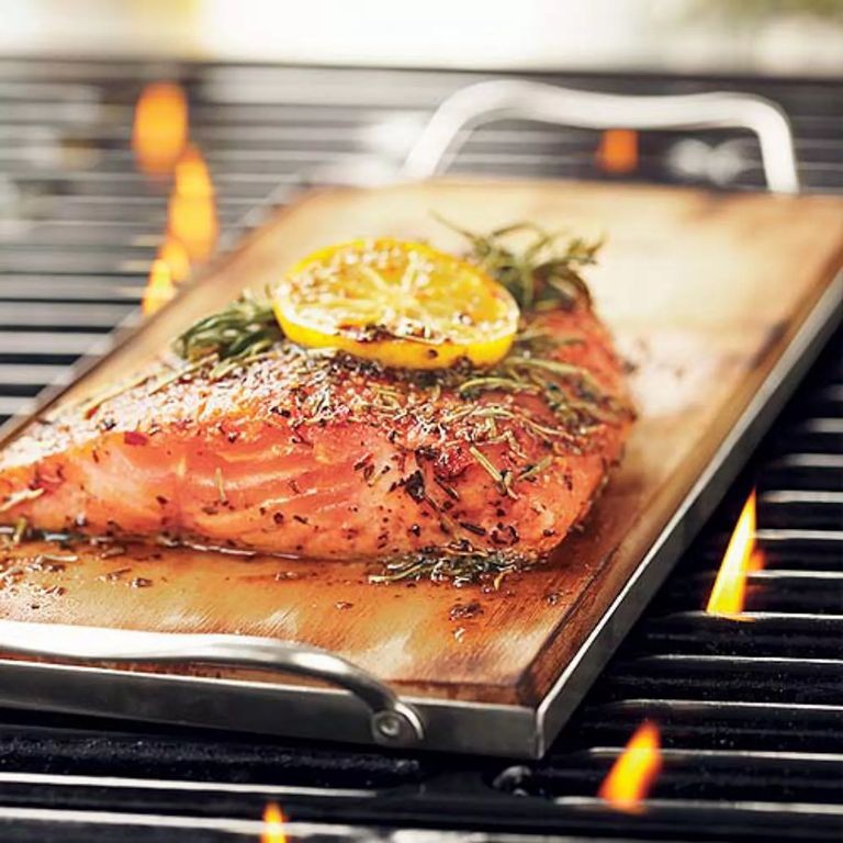 Classic Cedar Plank Salmon with Lemon and Dill