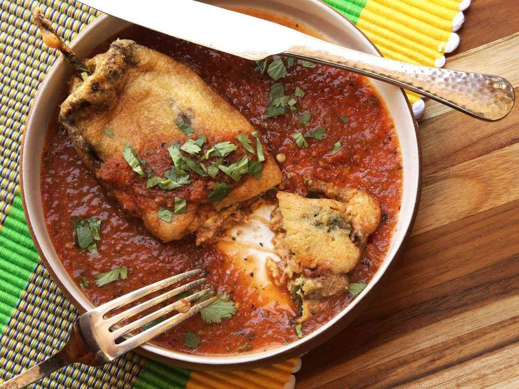 Classic Cheese-Stuffed Chile Relleno