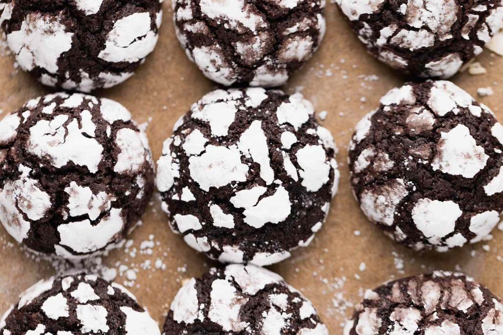 Classic Chocolate Crackle Cookies