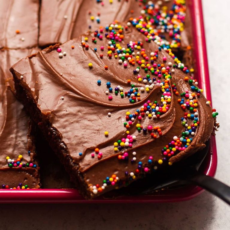 Classic Chocolate Sheet Cake with Fudge Frosting