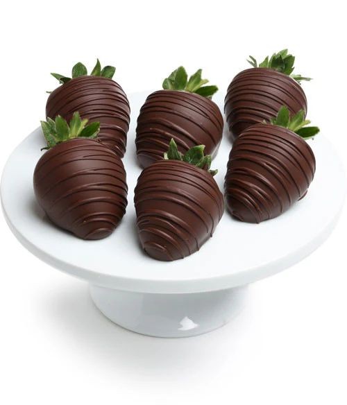 Classic Dark Chocolate Covered Strawberries