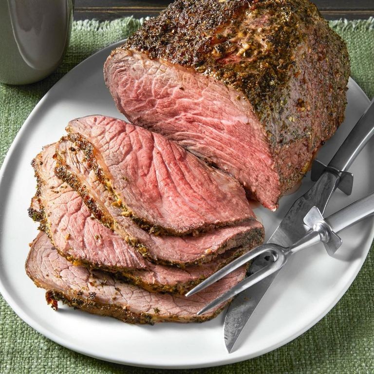 Classic Herb-Crusted Roast Beef