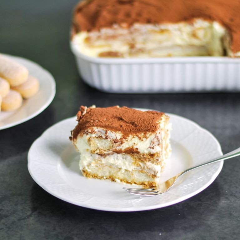 Classic Italian Tiramisu with Mascarpone