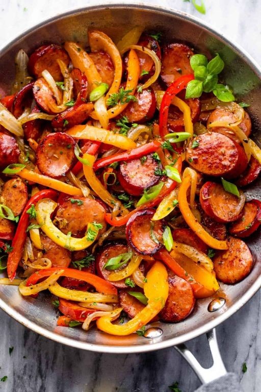 Classic Link Sausage and Peppers Skillet